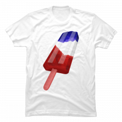 red white blue popsicle shirt